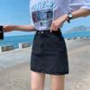2021 Summer Women's High Waist A-Line Denim Skirt - Trendy, Slim-Fit, All-Match for Students