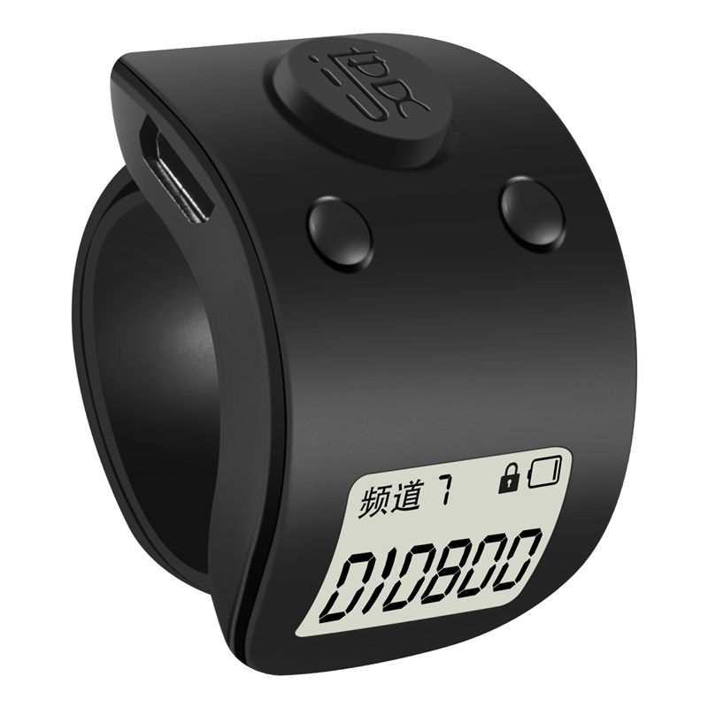 2025 Trend Mini Digital LCD Electronic Finger Ring Hand Tally Counter 6 Digit Rechargeable Counters Clicker 1