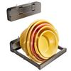 Telescopic suction cup storage rack folding clothes dryer retractable wall mount ABS material reinforced aluminum alloy
