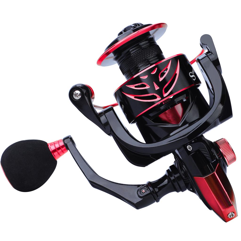 SOUGAYILANG 12 + 1BB Rotating Fishing Reel 5.2:1 High Speed Gear Ratio Smooth Fresh Water Brine Rotating Fishing Reel 1000-4000