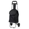 SHOPPING TROLLEY 2 WHEELS BLACK