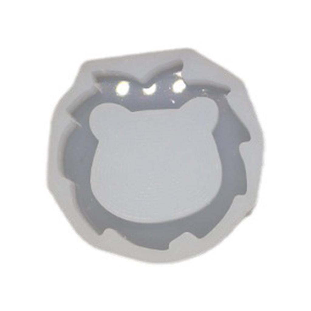 Формы из эпоксидной смолы Медведь Шейкер Зыбучий песок Динозавр Фоторамка Брелок Подвеска Силикон Изготовление украшений Декорации DIY