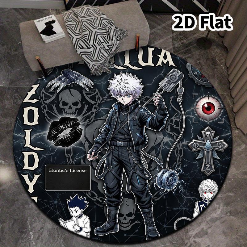 Ковер с круглым ворсом Hunter X Hunter Ковер для гостиной, спальни, дивана, игровой комнаты Декор Нескользящий коврик для пола