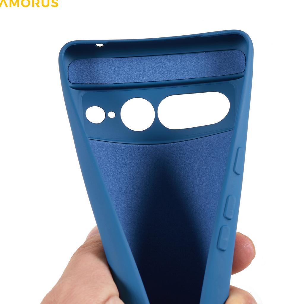 For Google Pixel 7 Pro 5G Case Precise Cutouts TPU Fiber Lining Shockproof Phone Cover