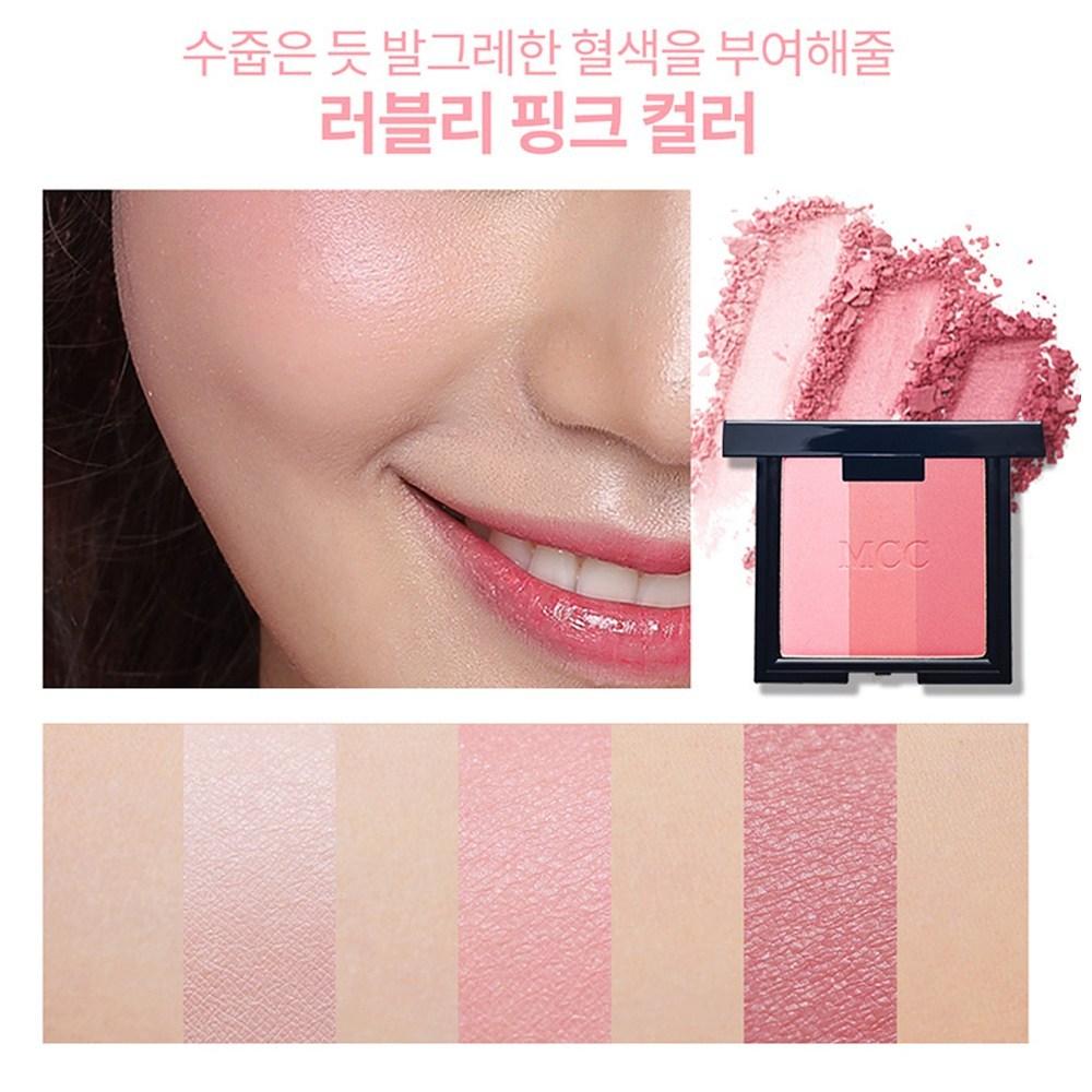 Палитра для румян MCC Face Drawing, нет. 2 Персиково-коралловых, 1 шт.