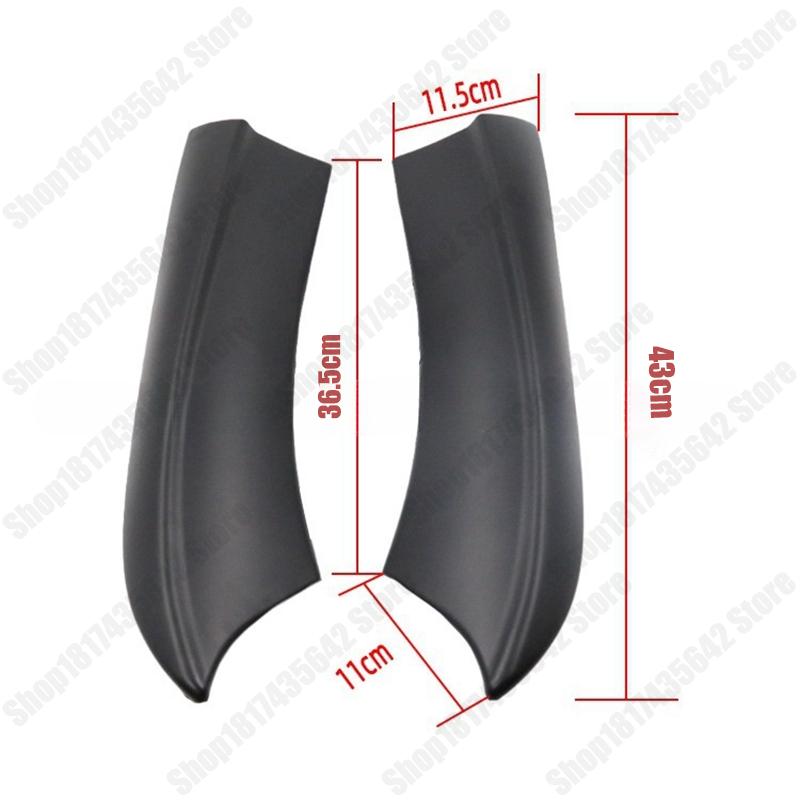 2PCS For Dodge Charger 2015-2025 2025 SRT RT SXT Rear Bumper Lip Wrap Angle Rear Corner Spats Side Splitters Aprons Winglets Bod