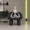 Halloween Skeleton Decoration 3ft Life Size Skeleton, Full Body Posable Plastic Prop, Realistic Adjustable Figurine Human Bones Model for Yard