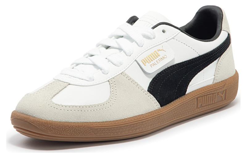 Puma Палермо Кожа Белый Серый Пар Резина 396464-01