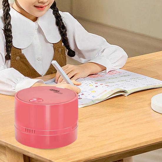 Настольный пылесос Yousheng, мощный портативный беспроводной мини-пылесос с запуском одной кнопкой на батарейках, пылесборник