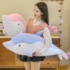 Dolphin Plush Toy Large Size Long Pillow Soft Marine Life Cute Doll Doll Children's Birthday Gift