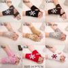 Soft Knitted Gloves Keep Warm Mittens Fashion Half Finger Gloves  Men Women