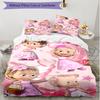 3pcs Duvet Cover Set (1*Duvet Cover + 2*Pillowcase, Without Core), cartoon animation Print Soft All‑Season Bedding Set, Home Bedroom Decor Gift