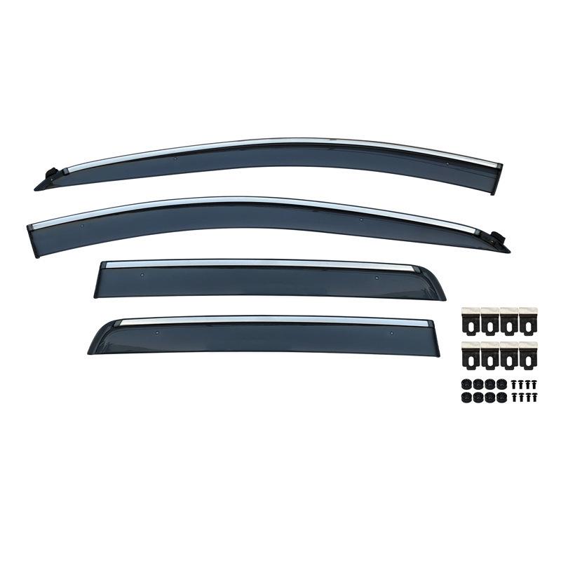 For Benz A-Class W169 2004-2012 Accessories DOOR VISO RWindow Visor Glasses Windows Trim Bright Strip Visor Vent Shades