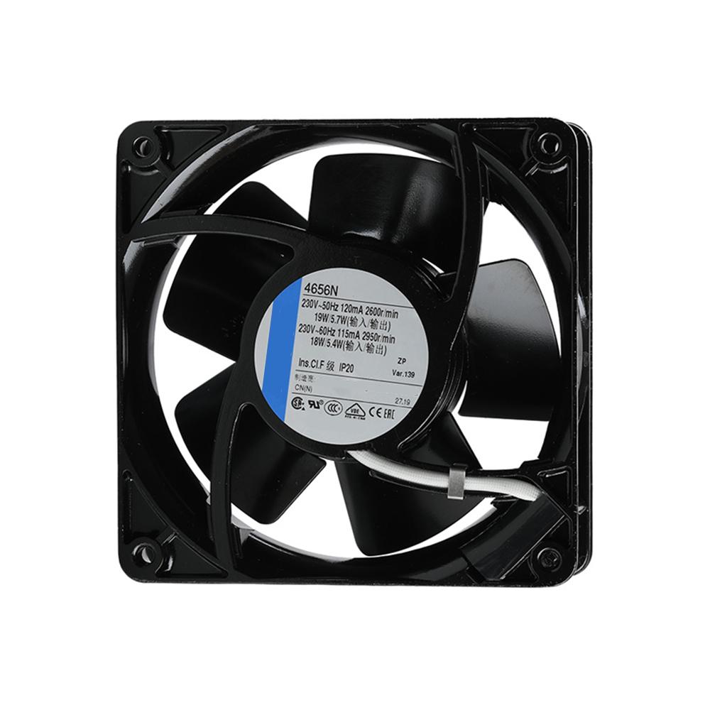 Осевой вентилятор 4656N 230В 0.12А 19/18Вт 12см 12038 120*20*38мм 2-контактные клеммы