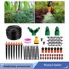 30m Automatic Drip Irrigation Kit with 4/7 Tubing for Outdoor Gardens