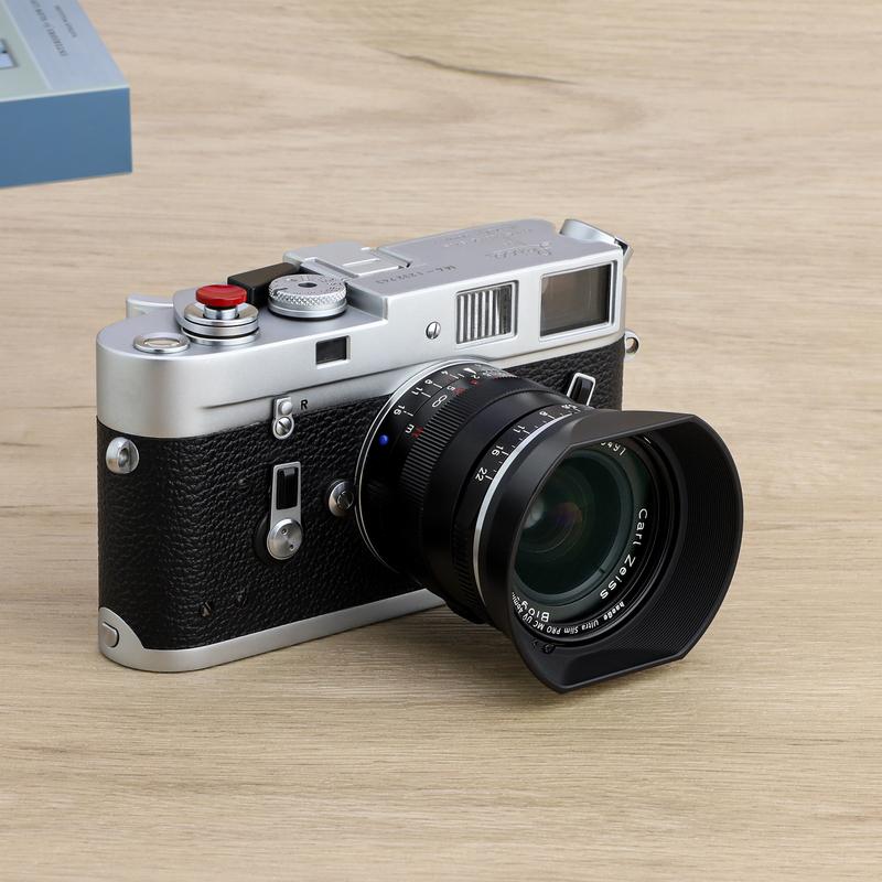 Квадратная металлическая бленда Haoge для объективов Carl Zeiss C Sonnar T* 1.5/50 50mm f1.5 ZM Biogon T* 2.8/21 21mm f2.8 ZM LH-ZV03MB