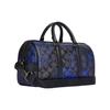 New COACH Venturer Cow Leather Travel Bag, Shoulder Bag, Crossbody Bag, Handbag Medium Men's Black & Blue CC025-QBTKG