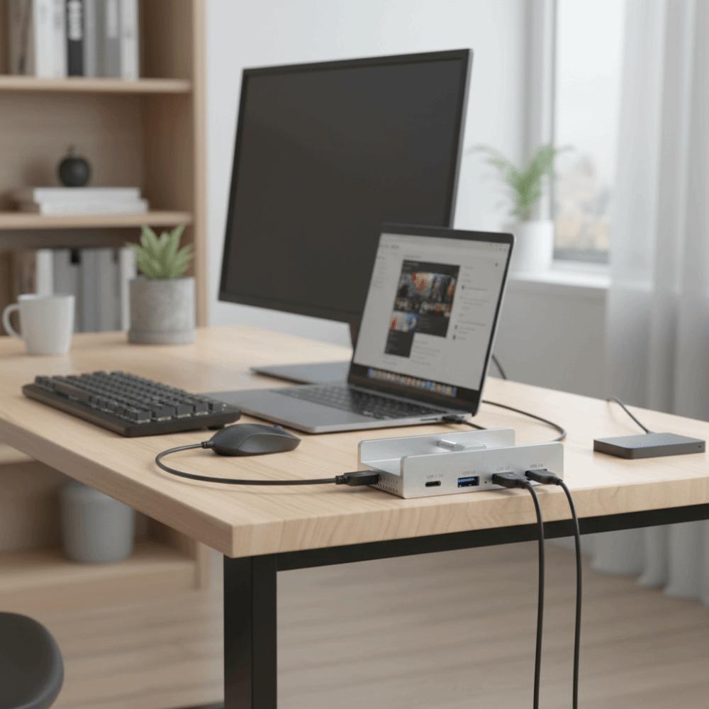 USB-хаб 5 Гбит/с с зажимом, питание, высокоскоростной хаб, сверхскоростной док-станция расширения, расширение для компьютера