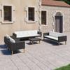 Day and Night - Day and Night 5-piece Garden Furniture Set and Black Synthetic Rattan Cushions