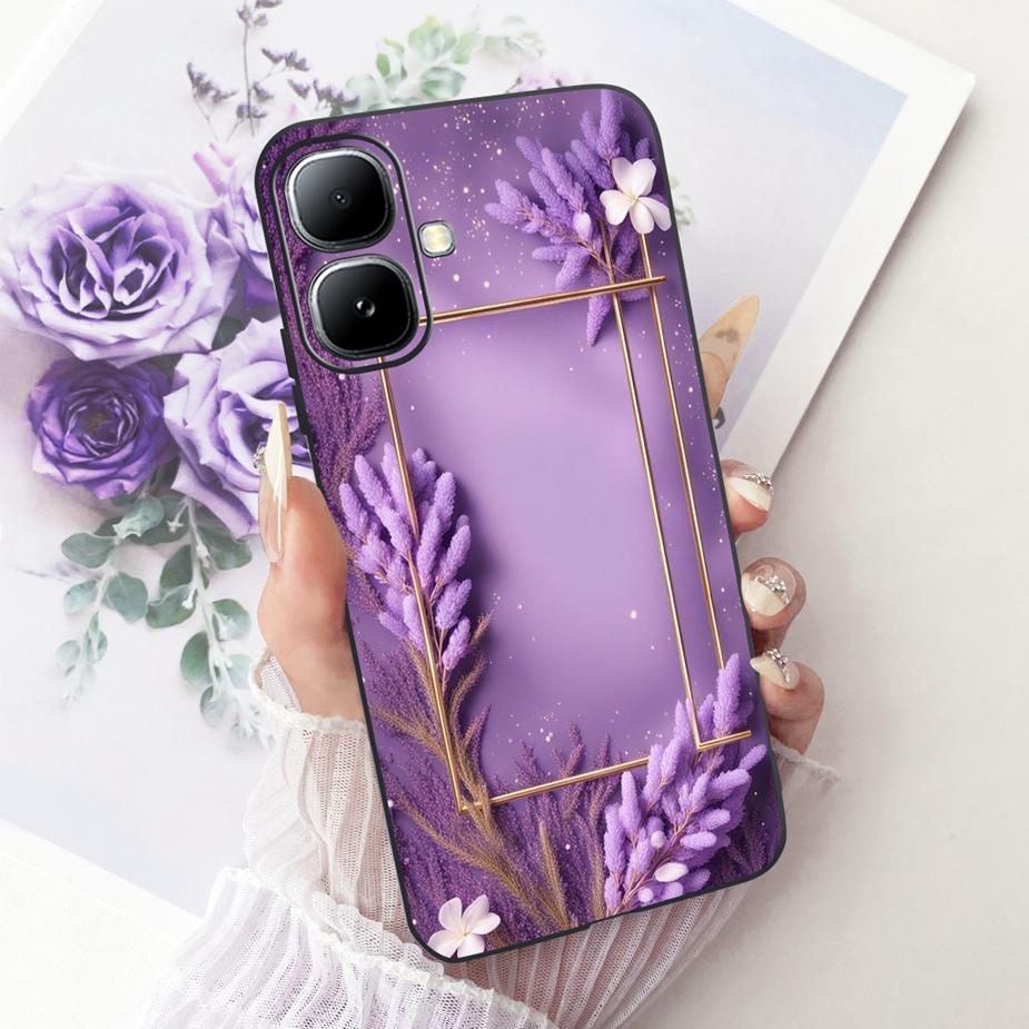 For Infinix Smart 20 Case X6840 X6840B Luxury Flowers Butterfly Painted Phone Cover Case For Infinix Smart 20 Smart20 Soft Shell