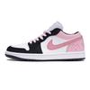 Air Jordan 1 Износостойкие Низкие Винтажные Баскетбольные Кроссовки Унисекс Черно-Розовые DC0774-101(Team1712-)