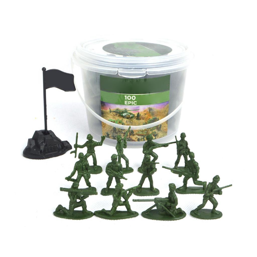 100 ШТ Детская Игрушка Мини Военные Солдатики Фигурки Модели Игровой Набор Декор Стола Малыш Армейцы Детская Игрушка Подарок Аксессуары