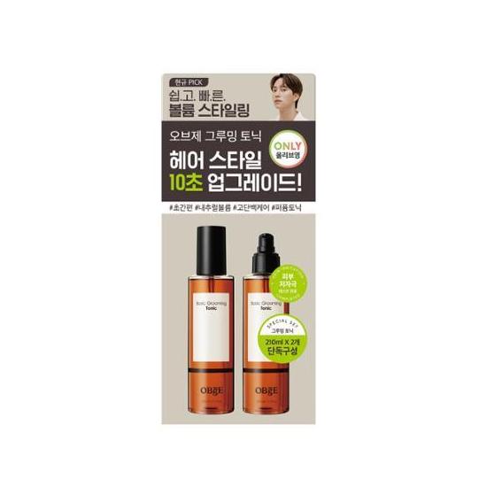 [Dex PICK] Object Basic Grooming Tonic Double Special (210ml*2)