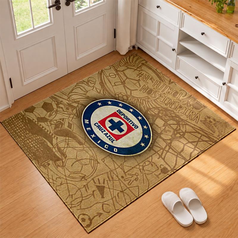 CruzAzul Carpet Door Mat for Living Room or Bedroom Protective Mat Under Chair Office Decoration Christmas Gift Birthday Present