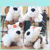 Highland White West Terrier Plush Keychain Short Bag Hanging Toy Collection