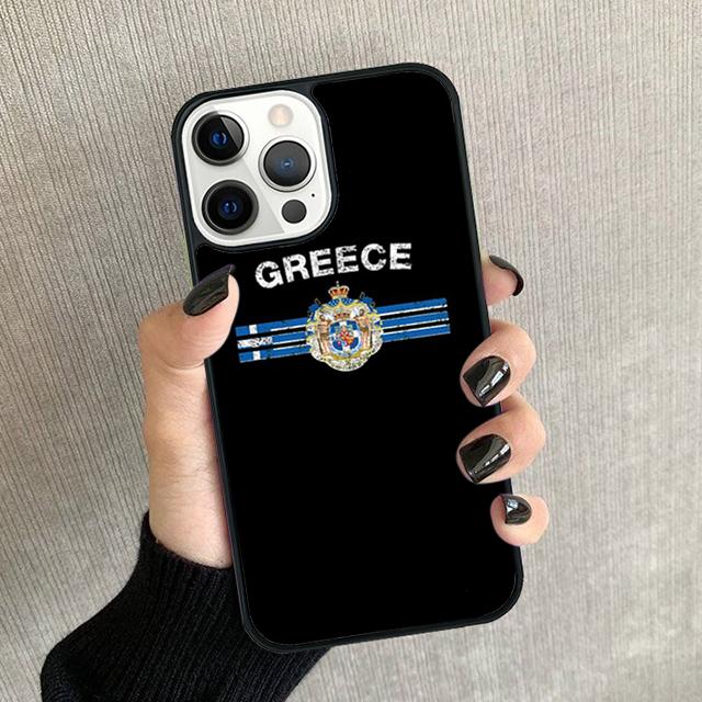 Греция Греческий Флаг Чехол для Телефона Для iPhone 17 Air 15 16 11 12 13 14 Pro Max Чехол Для iPhone 17 Air Max Plus coque Fundas