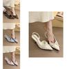 Womens Pointed High Heels For Women With Wrinkle Design And Rubber Sole For Spring Casual Comfort
