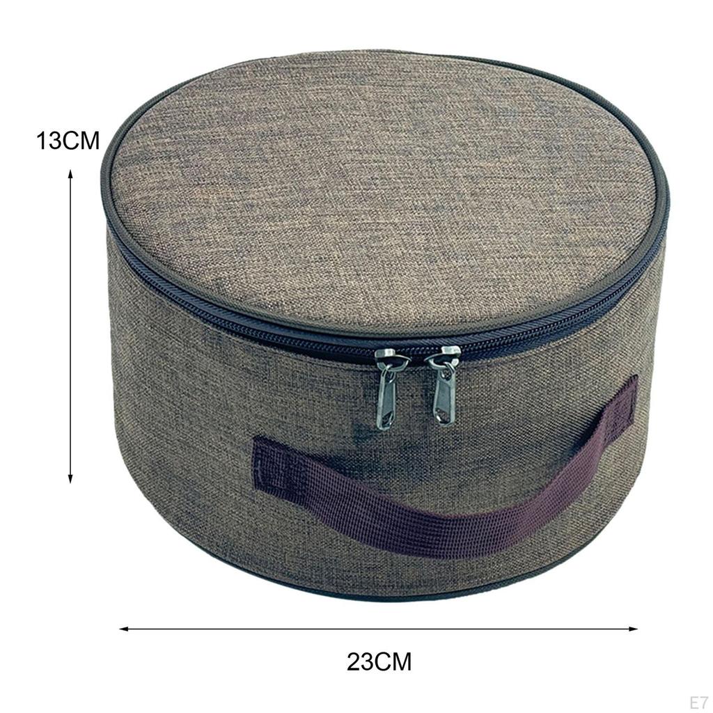 Foldable Fan Storage Bag Easy Carrying Wash Makeup for Outdoor Travel Camping