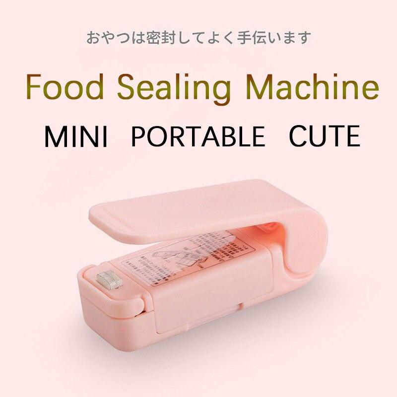 Портативная мини-машина для запечатывания пластиковых пакетов, машина для запечатывания пластиковых пакетов для закусок, домашний пресс, зажим для термосварки пакетов для пищевых продуктов