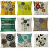 Home Decorative Throw Pillow Rustic Geometric Floral Pillow Cover Multicolor Flower Pillow Case Sofa Cushions 4545cm