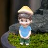 Resin Figurines Peeing Boy Creative Garden Decorations for Room Outside Lawn