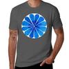 Cool Blue Art Tshirt Antiperspiration Workout Top Tshirt