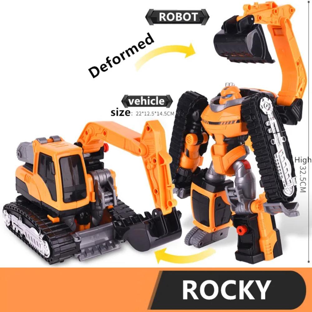 Оригинальный робот-трансформер Tobot 6 в 1 Трансформирующаяся машина АЛЬФА Фигурка Корейский Аниме Мультфильм Братья Воин MAGMA Toys