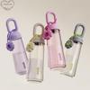 500ML Portable Large Capacity High-value Women's Plastic Water Bottle Outdoor Sports and Fitness Petal Handheld Water Bottle