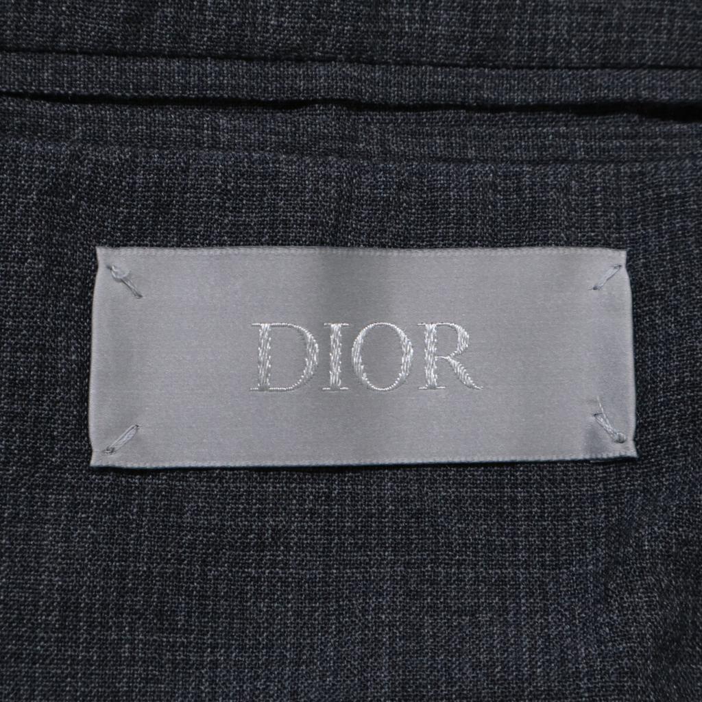DIOR Domestic genuine 113C278A5605 wool blend Jacket 48C grayUsed