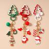 Новые горячо продаваемые рождественские перчатки, брелок-конфета, снеговик, брелок-подвеска в виде рождественской елки, старика