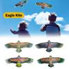 1.1m Eagle Kite With 30 Meter Kite Line Large Eagle Children Bird Sports Outdoor Kites Family F X2C5