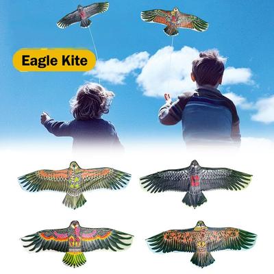 Воздушный змей Eagle 1,1 м с 30-метровой леской для воздушного змея, большой, детский, для птиц, для спорта, для отдыха, для семьи, F X2C5