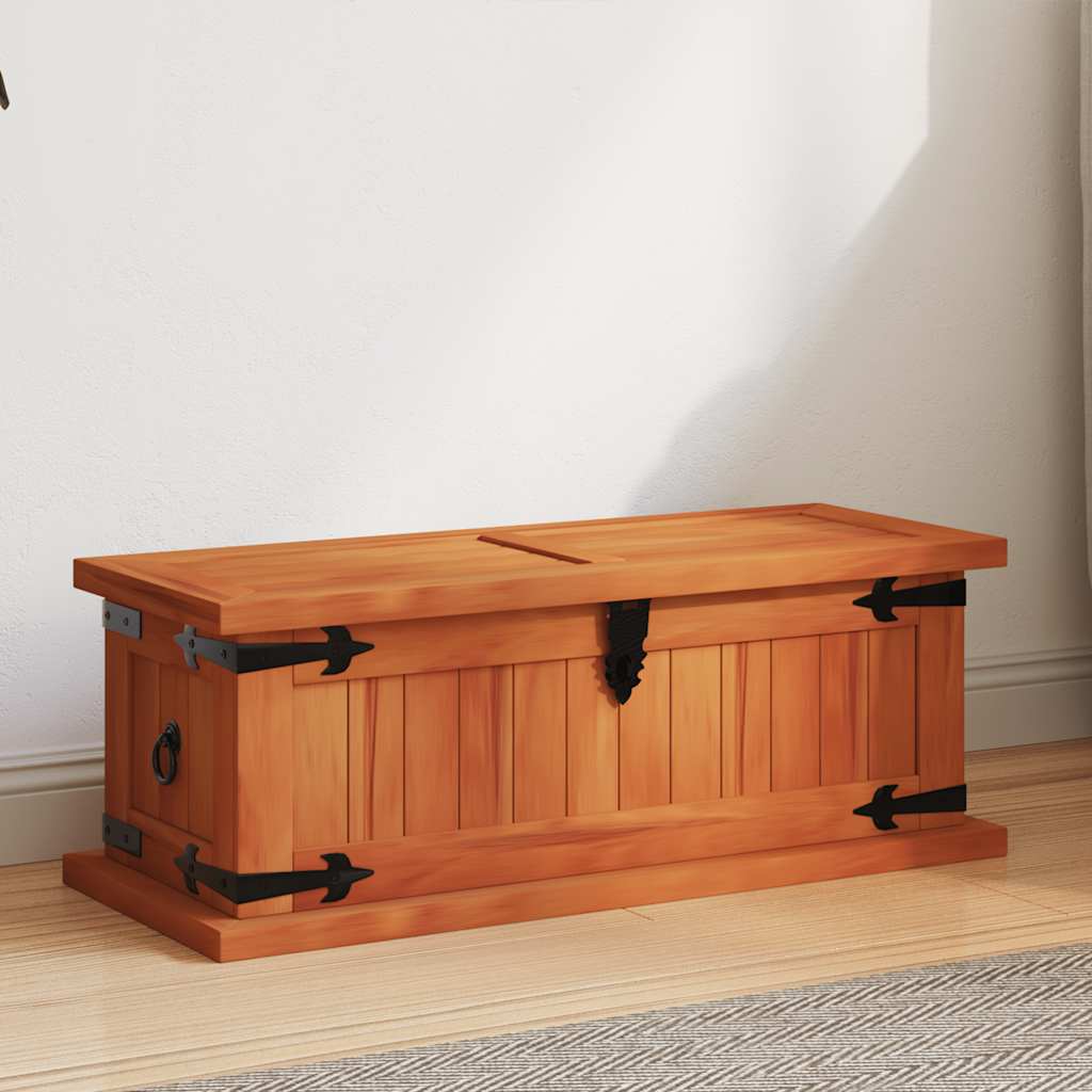 Storage Chest 60 x 25 x 22 cm Solid Acacia Wood