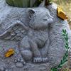 1 Cat Flowerpot Monument, Cat Loss Monument, Cat Ashes Urn, Suitable for Cat Lovers