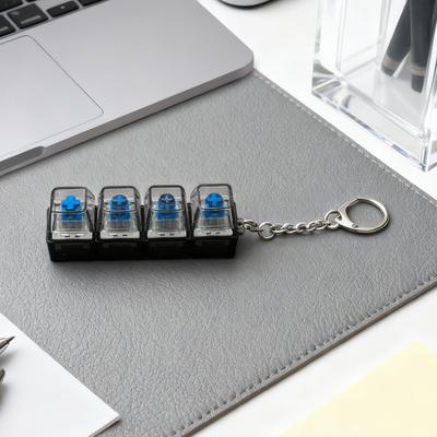 Клавиатура Игрушка-антистресс Портативный Брелок для Снятия Стресса Брелок-клавиатура со Светом для Студентов Коллег Друзей Семьи