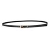 Candy Color PU Leather Waistband Waist Belt Thin Waist Belt Classic Thin Belt Dress