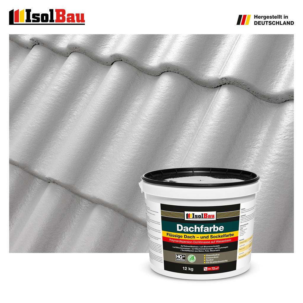 IsolBau Roof Paint Dachfarbe Stone Gray 12