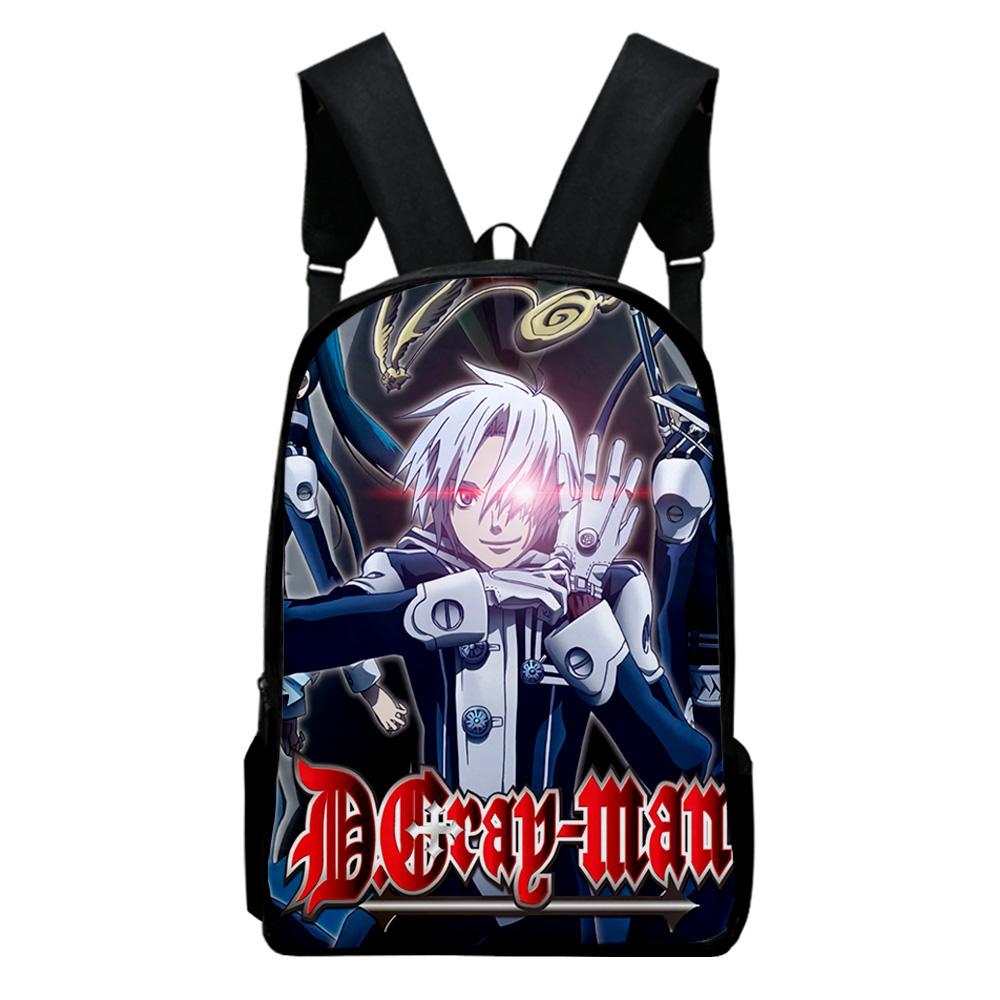 Classic Popular Fashion D.Gray-man Notebook Backpacks pupil School Bags 3D Print Oxford Waterproof Boys/Girls Laptop Backpacks