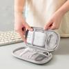 Portable Solid Color Travel Portable Digital Product Storage Bag USB Data Cable Manager Earphones Mobile Power Storage Bag
