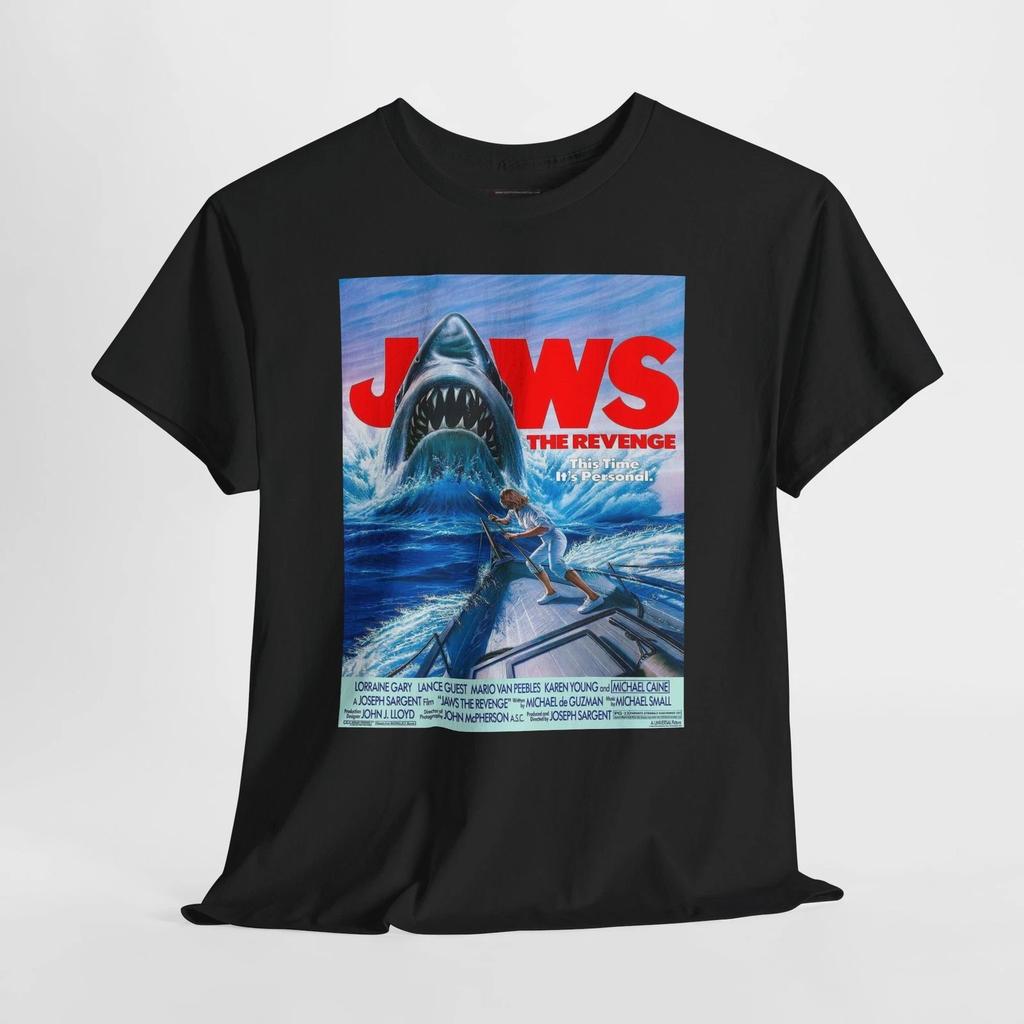 Jaws The Revenge 1987 Retro Movie Poster Horror Unisex Graphic T-Shirt